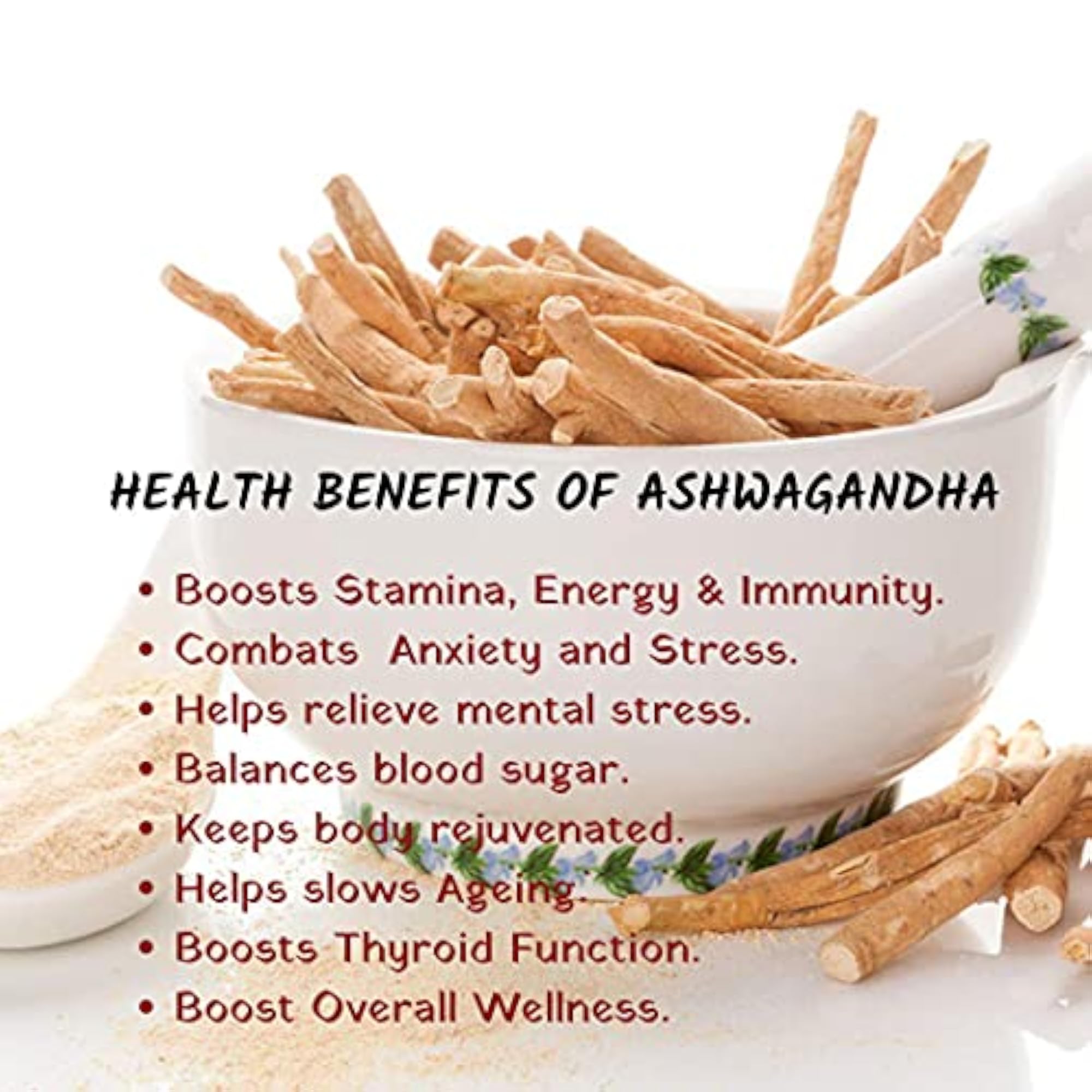 Ashwagandha Powder 1 Kg Pack, Stress Relief Supplement